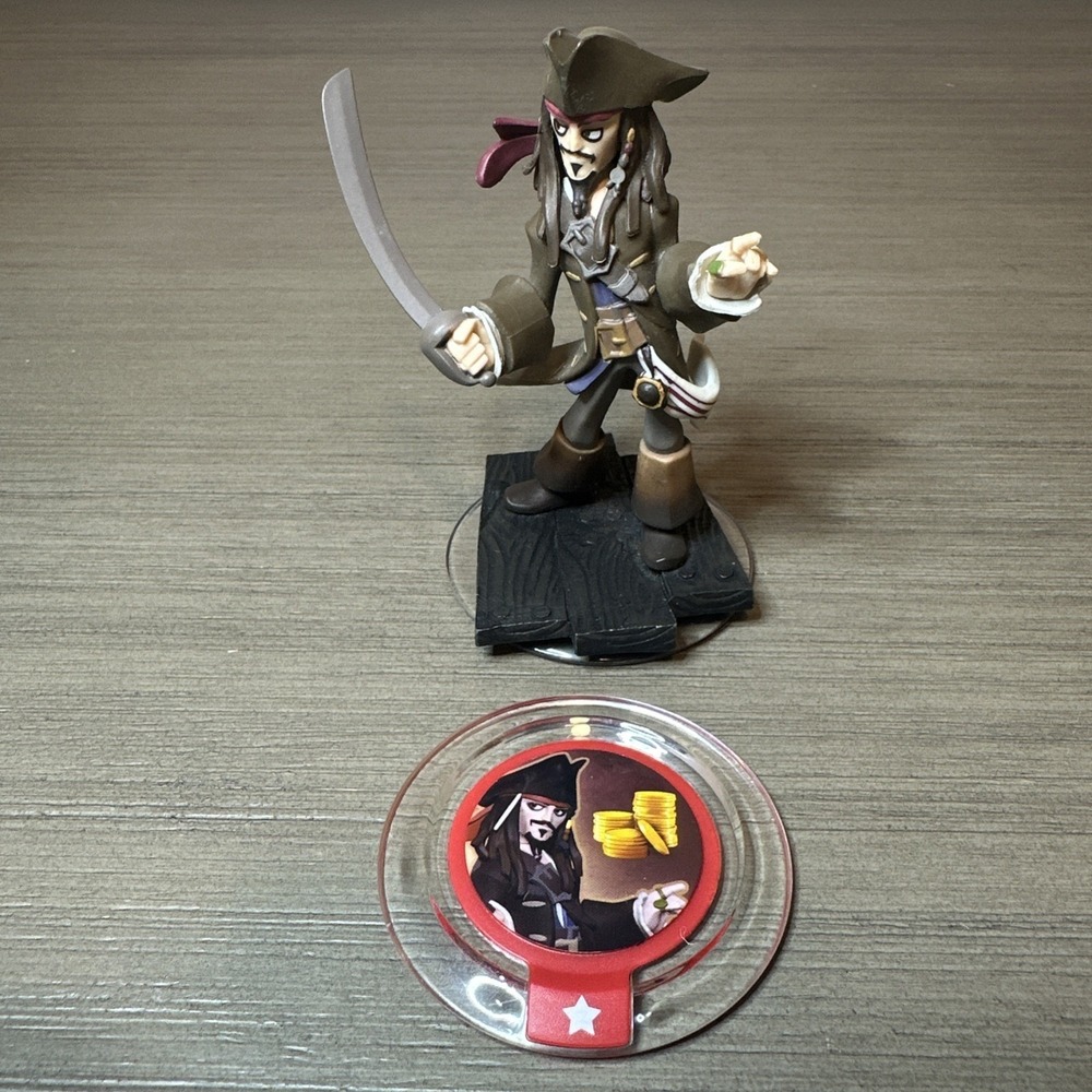 Disney Infinity 1.0 "Captain Jack‎ Sparrow" Figure & Power Disc